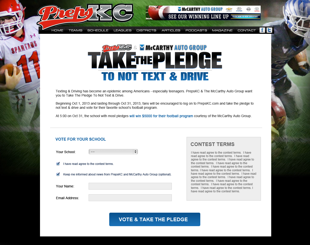 pledge